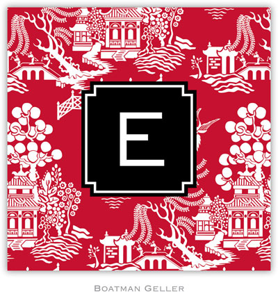 Personalized Coasters by Boatman Geller (Chinoiserie Red Preset) Personalized Coasters by Boatman Geller (Chinoiserie Red Preset)