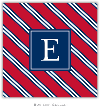 Personalized Coasters by Boatman Geller (Repp Tie Red & Navy Preset) Personalized Coasters by Boatman Geller (Repp Tie Red & Navy Preset)