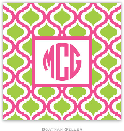 Personalized Coasters by Boatman Geller (Kate Raspberry & Lime) Personalized Coasters by Boatman Geller (Kate Raspberry & Lime)