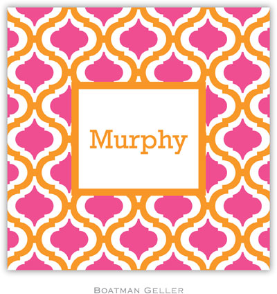 Personalized Coasters by Boatman Geller (Kate Tangerine & Raspberry) Personalized Coasters by Boatman Geller (Kate Tangerine & Raspberry)