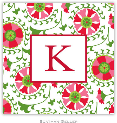Personalized Coasters by Boatman Geller (Suzani Holiday) Personalized Coasters by Boatman Geller (Suzani Holiday)