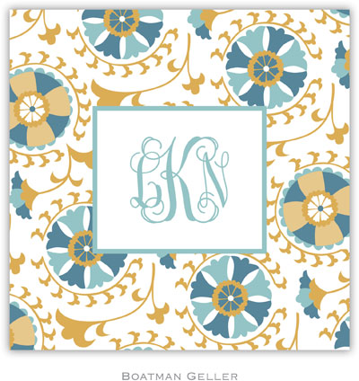 Personalized Coasters by Boatman Geller (Suzani Gold) Personalized Coasters by Boatman Geller (Suzani Gold)
