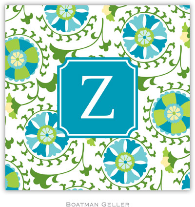 Personalized Coasters by Boatman Geller (Suzani Teal Preset) Personalized Coasters by Boatman Geller (Suzani Teal Preset)