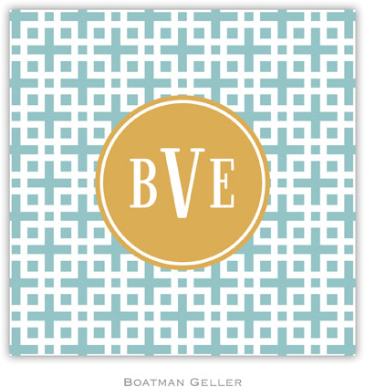 Personalized Coasters by Boatman Geller (Lattice Slate Preset) Personalized Coasters by Boatman Geller (Lattice Slate Preset)