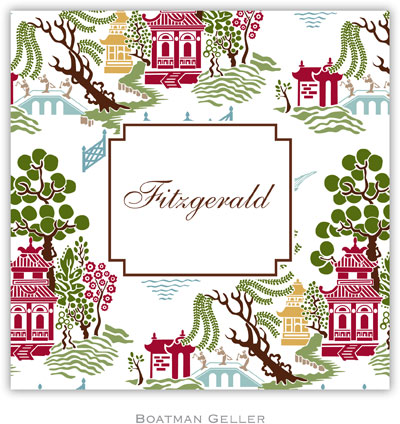 Personalized Coasters by Boatman Geller (Chinoiserie Autumn) Personalized Coasters by Boatman Geller (Chinoiserie Autumn)
