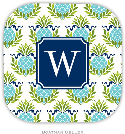 Personalized Hardbacked Coasters by Boatman Geller (Pineapple Repeat Teal Preset) Personalized Hardbacked Coasters by Boatman Geller (Pineapple Repeat Teal Preset)