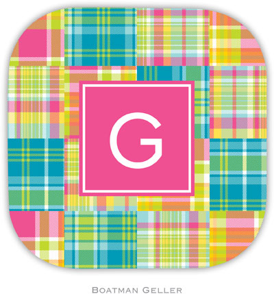 Personalized Hardbacked Coasters by Boatman Geller (Madras Patch Bright Preset) Personalized Hardbacked Coasters by Boatman Geller (Madras Patch Bright Preset)