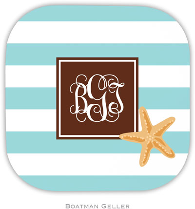 Personalized Hardbacked Coasters by Boatman Geller (Stripe Starfish Preset) Personalized Hardbacked Coasters by Boatman Geller (Stripe Starfish Preset)