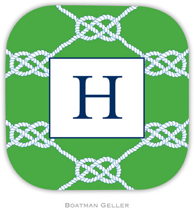 Personalized Hardbacked Coasters by Boatman Geller (Nautical Knot Kelly) Personalized Hardbacked Coasters by Boatman Geller (Nautical Knot Kelly)