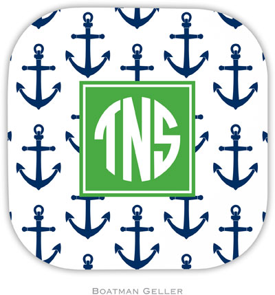 Personalized Hardbacked Coasters by Boatman Geller (Anchors Navy Preset) Personalized Hardbacked Coasters by Boatman Geller (Anchors Navy Preset)