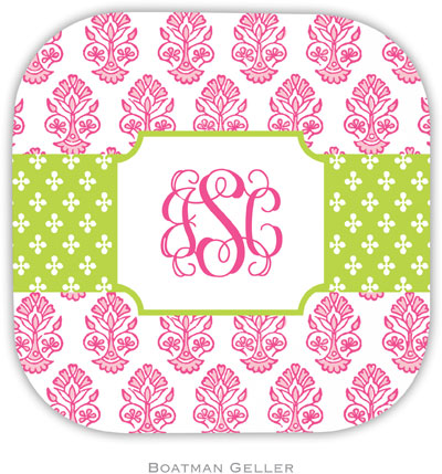 Personalized Hardbacked Coasters by Boatman Geller (Beti Pink)