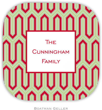 Personalized Hardbacked Coasters by Boatman Geller (Blaine Cherry)