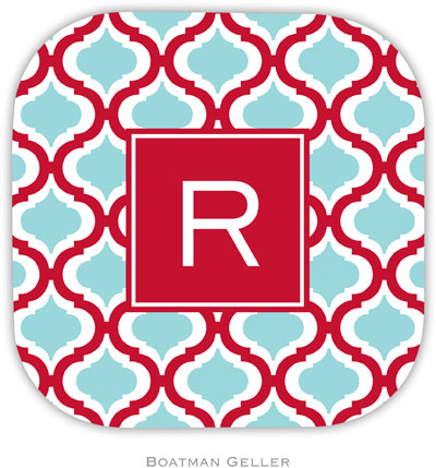 Personalized Hardbacked Coasters by Boatman Geller (Kate Red & Teal Preset) Personalized Hardbacked Coasters by Boatman Geller (Kate Red & Teal Preset)