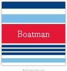 Personalized Coasters by Boatman Geller (Espadrille Nautical)