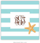 Personalized Coasters by Boatman Geller (Stripe Starfish)