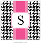 Personalized Coasters by Boatman Geller (Alex Houndstooth Black)
