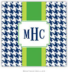 Personalized Coasters by Boatman Geller (Alex Houndstooth Navy)