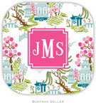 Personalized Hardbacked Coasters by Boatman Geller (Chinoiserie Spring Preset)