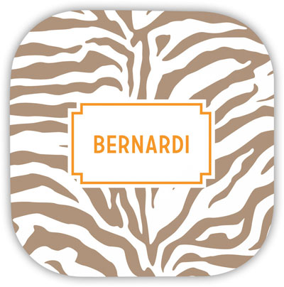 Create-Your-Own Personalized Hardbacked Coasters by Boatman Geller (Zebra) Create-Your-Own Personalized Hardbacked Coasters by Boatman Geller (Zebra)