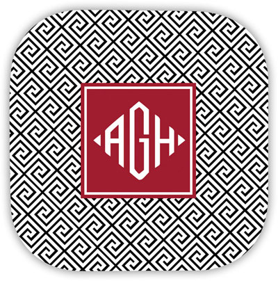 Create-Your-Own Personalized Hardbacked Coasters by Boatman Geller (Greek Key) Create-Your-Own Personalized Hardbacked Coasters by Boatman Geller (Greek Key)