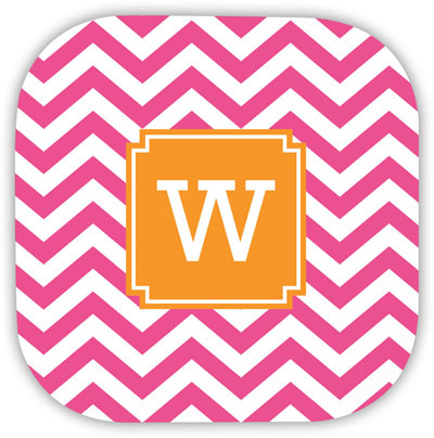 Create-Your-Own Personalized Hardbacked Coasters by Boatman Geller (Chevron)