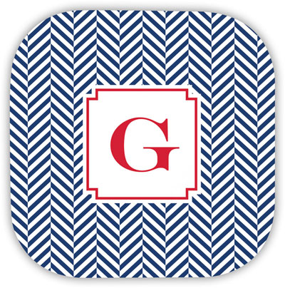 Boatman Geller - Create-Your-Own Hardbacked Coasters (Herringbone)