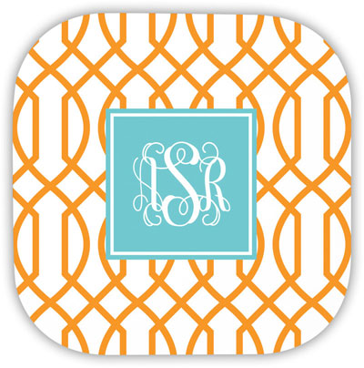 Create-Your-Own Personalized Hardbacked Coasters by Boatman Geller (Trellis Reverse) Create-Your-Own Personalized Hardbacked Coasters by Boatman Geller (Trellis Reverse)