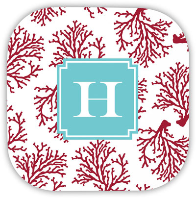 Create-Your-Own Personalized Hardbacked Coasters by Boatman Geller (Coral) Create-Your-Own Personalized Hardbacked Coasters by Boatman Geller (Coral)