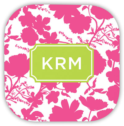 Create-Your-Own Personalized Hardbacked Coasters by Boatman Geller (Eliza Floral)