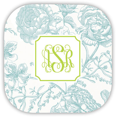 Boatman Geller - Create-Your-Own Hardbacked Coasters (Floral Toile)