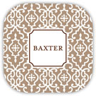 Create-Your-Own Personalized Hardbacked Coasters by Boatman Geller (Wrought Iron)