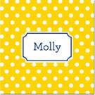 Create-Your-Own Personalized Coasters by Boatman Geller (Polka Dot)