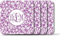 Personalized Lavender Personalized Coasters