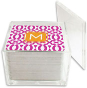 Dabney Lee Personalized Coasters - Poppy