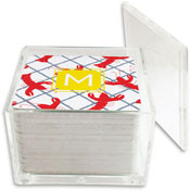 Dabney Lee Personalized Coasters - Rock Lobster