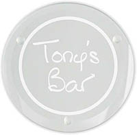 Mystique Laser Engraved Glass Coasters (Set of 4) by Embossed Graphics