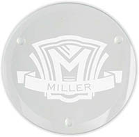 Shield Laser Engraved Glass Coasters (Set of 4) by Embossed Graphics