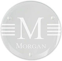 Millport Laser Engraved Glass Coasters (Set of 4) by Embossed Graphics