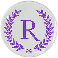 Wheat Leaf Glass Coasters (Set of 4) by Embossed Graphics