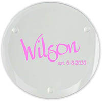 Established Glass Coasters (Set of 4) by Embossed Graphics