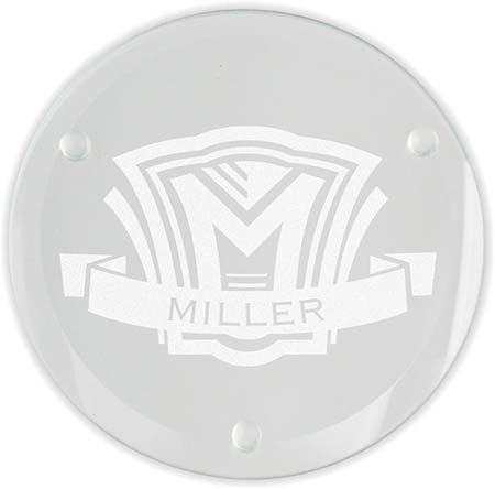 Shield Laser Engraved Glass Coasters (Set of 4) by Embossed Graphics