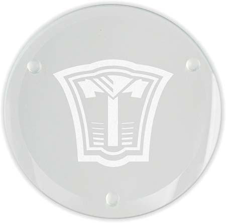 Armor Laser Engraved Glass Coasters (Set of 4) by Embossed Graphics