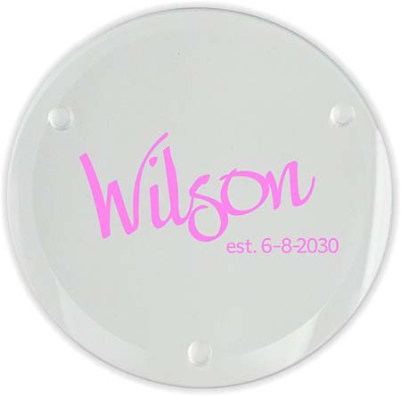 Established Glass Coasters (Set of 4) by Embossed Graphics