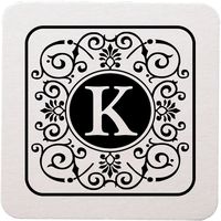 Tuscany Initial Coasters - K