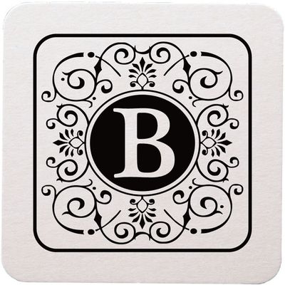 Tuscany Initial Coasters - B Tuscany Initial Coasters - B