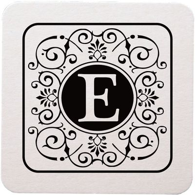 Tuscany Initial Coasters - E Tuscany Initial Coasters - E