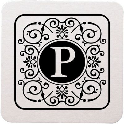 Tuscany Initial Coasters - P Tuscany Initial Coasters - P