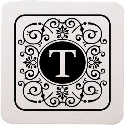 Tuscany Initial Coasters - T Tuscany Initial Coasters - T