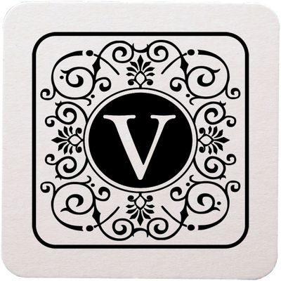 Tuscany Initial Coasters - V Tuscany Initial Coasters - V