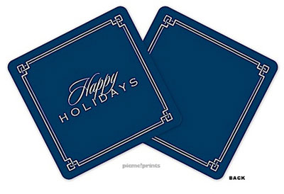 PicMe Prints - Coasters (Classic Border Navy Standard) PicMe Prints - Coasters (Classic Border Navy Standard)